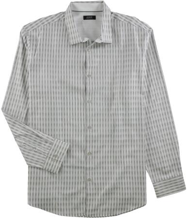 Alfani Mens Monty Herringbone Button Up Shirt - 2XL