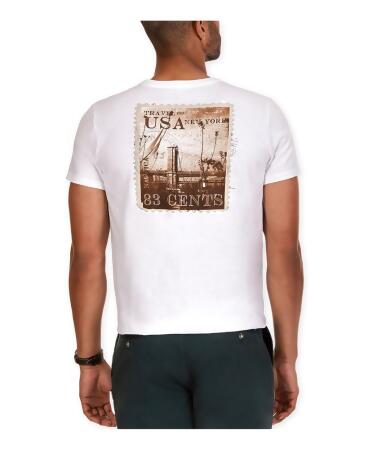 Nautica Mens Postcard Graphic T-Shirt - M