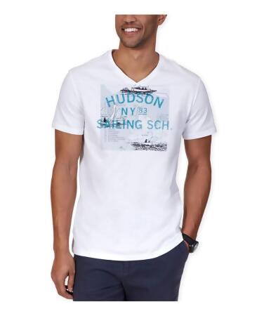 Nautica Mens Sailing School Graphic T-Shirt - M