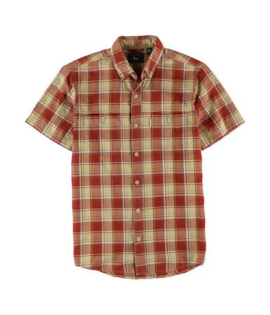 G.h. Bass Co. Mens Textured Ss Button Up Shirt - S