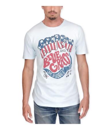 Lucky Brand Mens Blue Grass Graphic T-Shirt - L