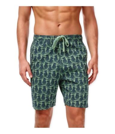 Weatherproof Mens Vintage Pineapple Swim Bottom Board Shorts - L