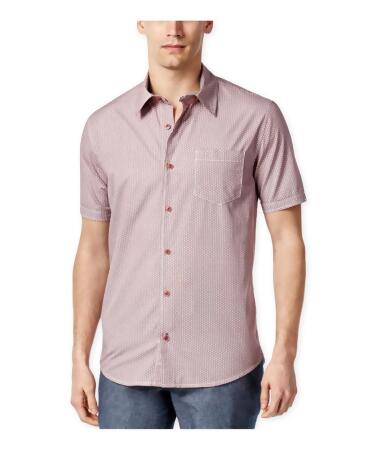 Ryan Seacrest Distinction Mens Rio Collection Campshirt Button Up Shirt - S
