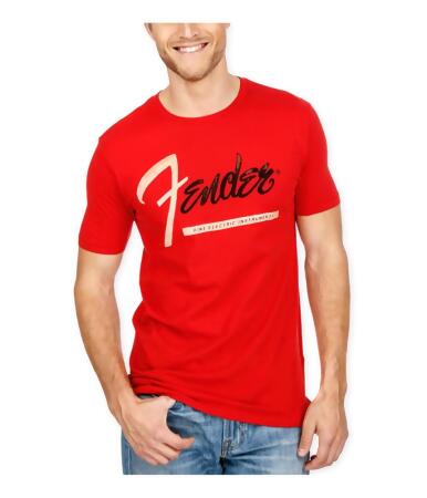 Lucky Brand Mens Fender Graphic T-Shirt - L