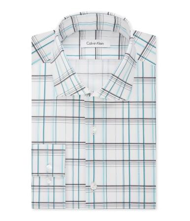 Calvin Klein Mens Infinite Stretch Button Up Dress Shirt - 14-14 1/2