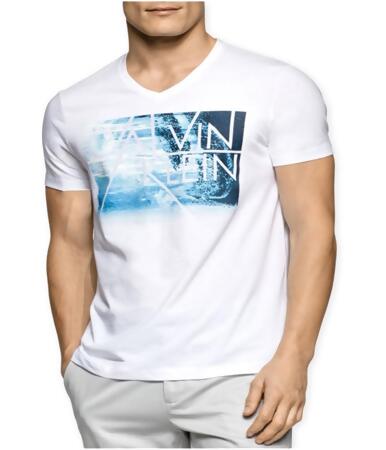 Calvin Klein Mens Sublimated Logo Graphic T-Shirt - XLT