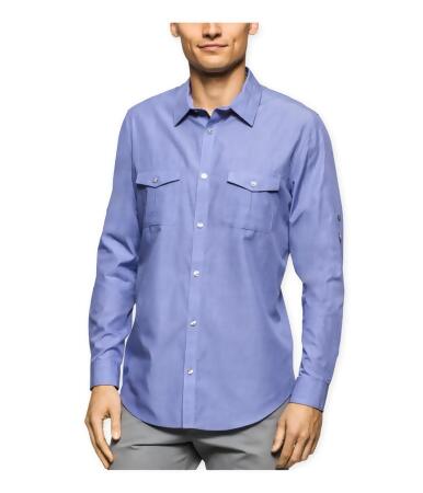 Calvin Klein Mens Rolling Button Up Shirt - S