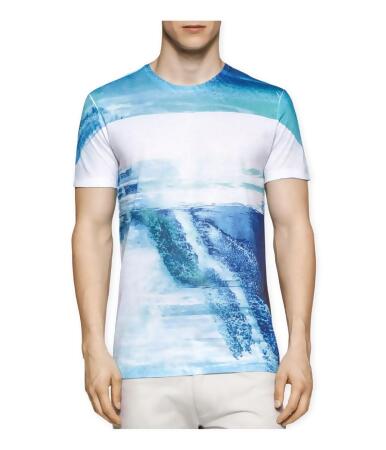 Calvin Klein Mens Sublimated Graphic T-Shirt - 2XL