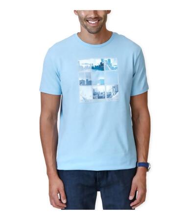 Nautica Mens Photo Grid Graphic T-Shirt - S