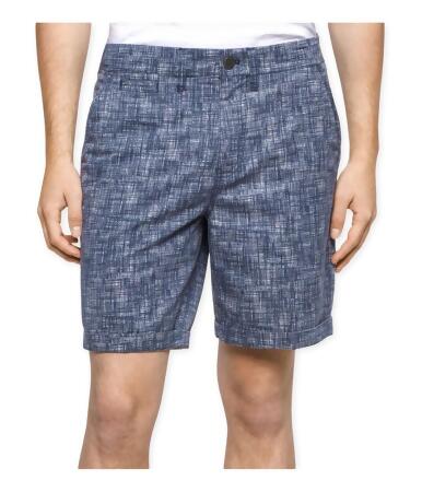 Calvin Klein Mens Printed Twill Casual Walking Shorts - 36