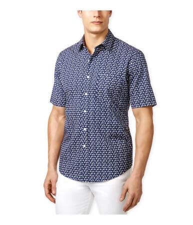 Club Room Mens Multi-Sport Ss Button Up Shirt - XL