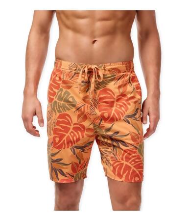Weatherproof Mens Vintage Tropical Swim Bottom Board Shorts - S