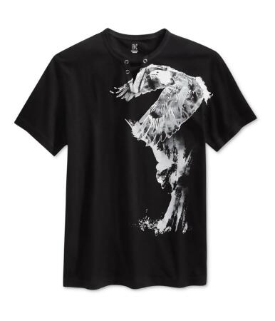 I-n-c Mens Bird-V-Neck Graphic T-Shirt - L