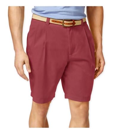 Club Room Mens Double-Pleated Casual Chino Shorts - 34