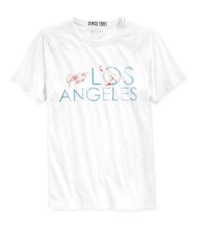 Guess Mens Greetings From La Graphic T-Shirt - S
