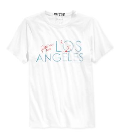 Guess Mens Greetings From La Graphic T-Shirt - S