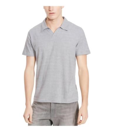 Kenneth Cole Mens Mini Stripe Rugby Polo Shirt - M