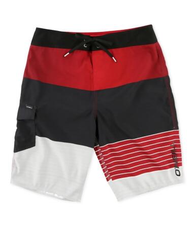 O'neill Mens Lennox Multi-Stripe Swim Bottom Board Shorts - 31