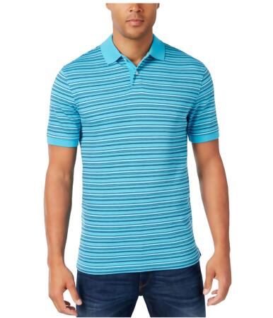 Club Room Mens Stripe Rugby Polo Shirt - XL