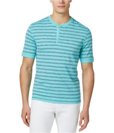 Club Room Mens Striped Henley Shirt - XLT