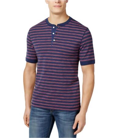 Club Room Mens Striped Henley Shirt - Big 3X