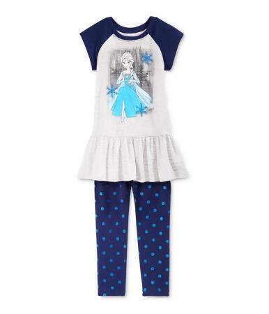 Disney Girls 2-Piece Elsa Graphic T-Shirt - 2T