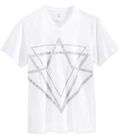 I-n-c Mens Mirror Graphic T-Shirt - L