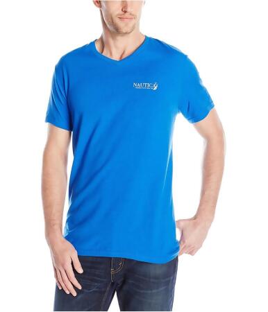 Nautica Mens Sailing V-Neck Graphic T-Shirt - XL