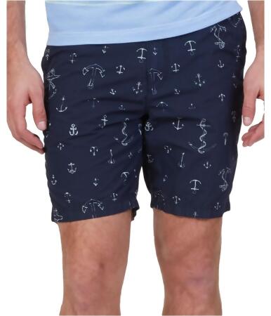 Nautica Mens Anchor-Print Casual Walking Shorts - 34