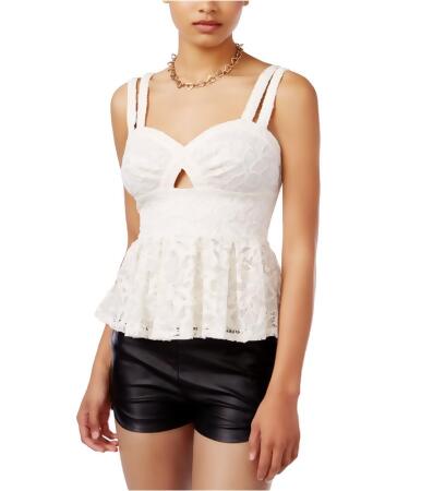 Material Girl Womens Lacey Strappy Cami - XS