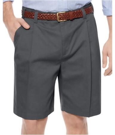 Geoffrey Beene Mens Extender Double Waist Casual Chino Shorts - 30
