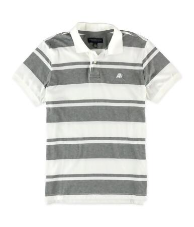 Aeropostale Mens A87 Striped Rugby Polo Shirt - S