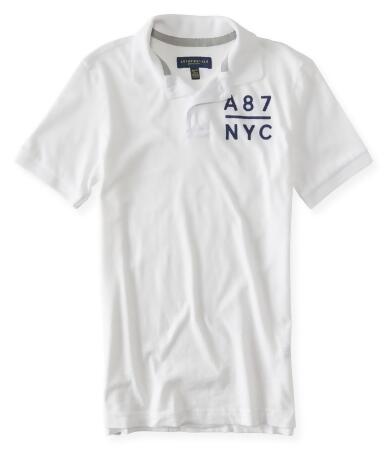 Aeropostale Mens A87 Nyc Rugby Polo Shirt - L