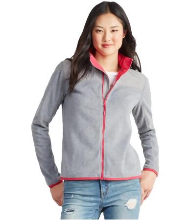 Aeropostale Womens Solid Full-Zip Fleece Jacket - XS