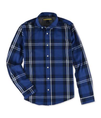 Aeropostale Mens Plaid Ls Button Up Shirt - M