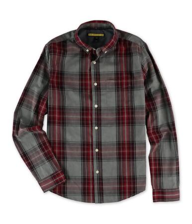 Aeropostale Mens Plaid Ls Button Up Shirt - S