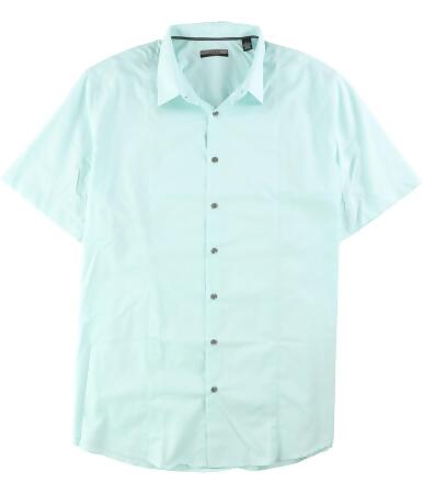 Alfani Mens Textured Button Up Shirt - XLT