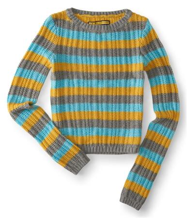 Aeropostale Womens Striped Knit Pullover Sweater - L