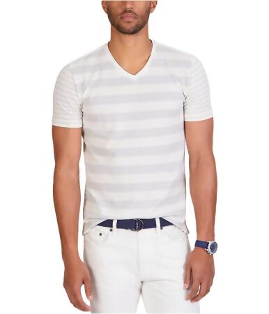 Nautica Mens Slim-Fit Stripe Graphic T-Shirt - L
