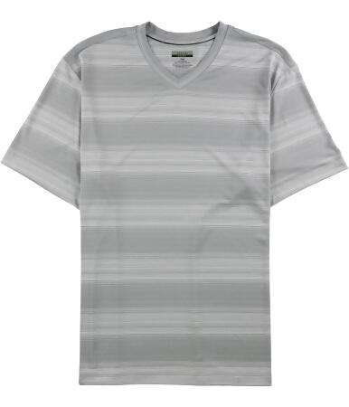 Alfani Mens V-Neck Striped Graphic T-Shirt - Big 4X