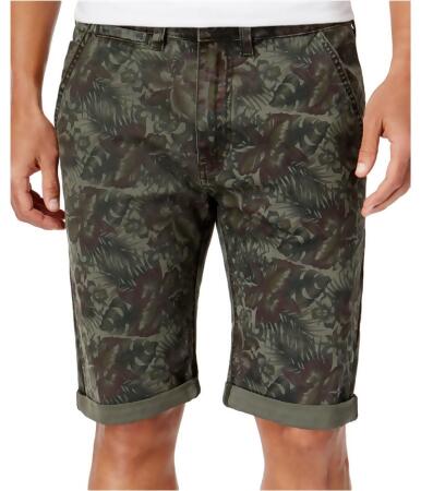 Buffalo David Bitton Mens Dean-X Printed Casual Denim Shorts - 32