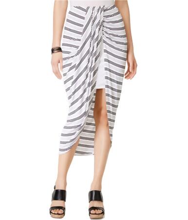 Izzy Me Womens Wrap-Front Tulip High-Low Skirt - L