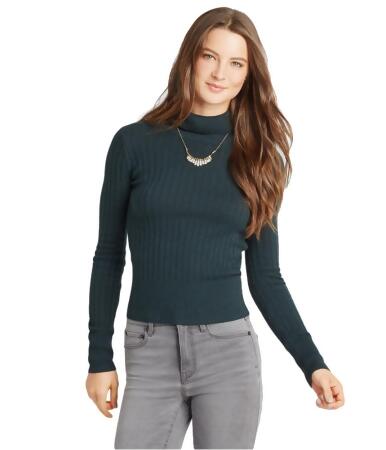 Aeropostale Womens Ribbed Turtleneck Knit Sweater - XL