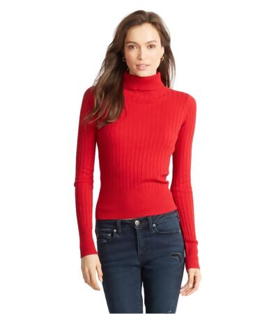Aeropostale Womens Ribbed Turtleneck Knit Sweater - S