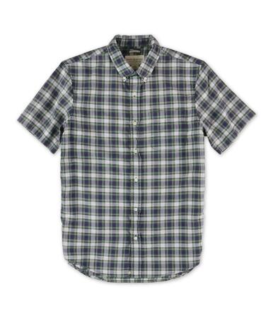 Ralph Lauren Mens Plaid Ss Button Up Shirt - S