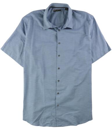 Alfani Mens Slim-Fit Striped Button Up Shirt - 2XLT