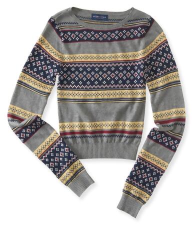 Aeropostale Womens Knit Patterned Pullover Sweater - XS