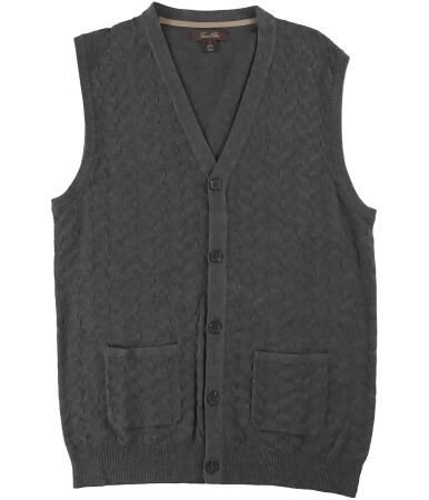 Tasso Elba Mens Chevron Sweater Vest - S