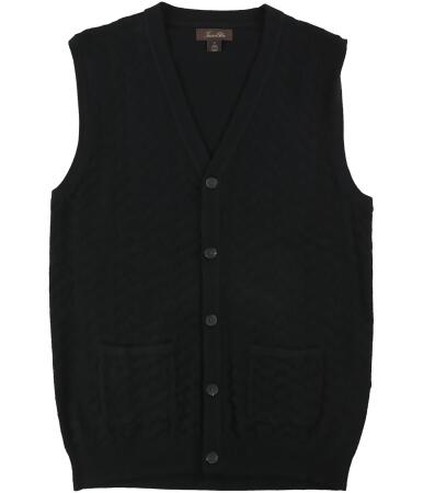 Tasso Elba Mens Chevron Sweater Vest - M