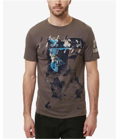 Buffalo David Bitton Mens Scattered Graphic T-Shirt - L